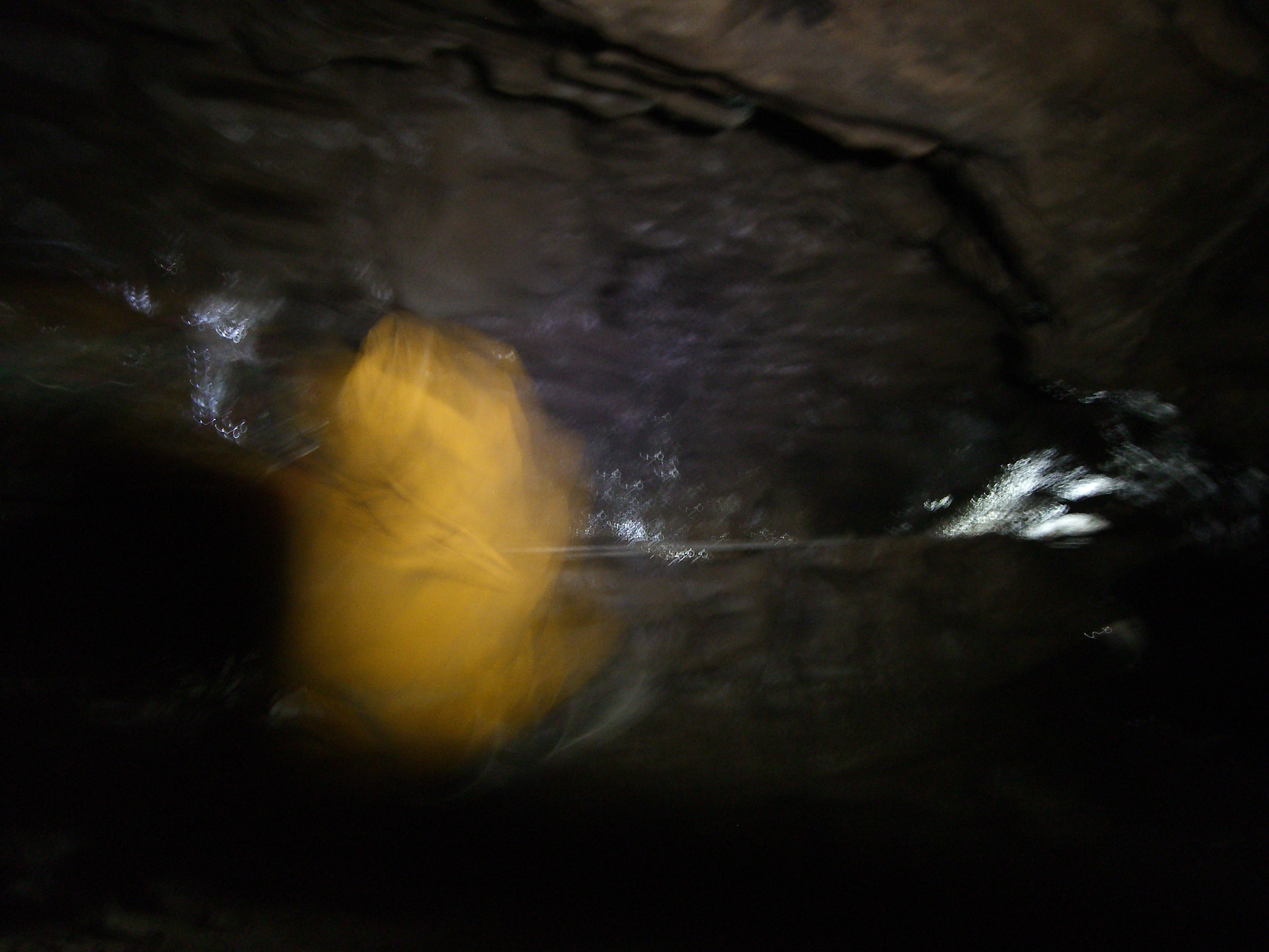 How not to take photos in a cave